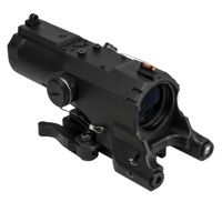 

NcSTAR Vism 4x34 ECO MOD2 Riflescope, Matte Black with Blue Illuminated Urban Tactical Reticle, Integrated Green Laser, Navigation LED Light & Picatinny Mount