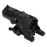 

NcSTAR Vism 4x34 ECO MOD2 Riflescope, Matte Black with Blue & Red Illuminated Urban Tactical Reticle, Integrated Picatinny Mount