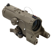 

NcSTAR Vism 4x34 ECO MOD2 Riflescope, Matte Tan with Blue Illuminated Urban Tactical Reticle, Integrated Green Laser, Navigation LED Light & Picatinny Mount