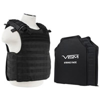 

NcSTAR Vism Quick Release Ballistic Plate Carrier Vest with 11x14" Soft Panels, Fits Medium - 2XL, Black