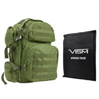 

NcSTAR Vism Tactical Backpack with 10x12" Soft Ballistic Panel, Green