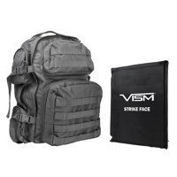 

NcSTAR Vism Tactical Backpack with 10x12" Soft Ballistic Panel, Urban Gray