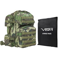 

NcSTAR Vism Tactical Backpack with 10x12" Soft Ballistic Panel, Woodland Camo