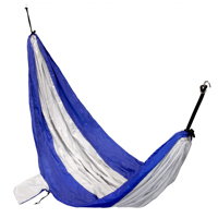 

NcSTAR Vism Nylon Parachute Hammock, Blue & Silver, Supports 300 Lbs.