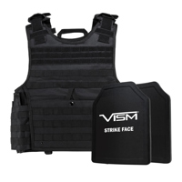 

NcSTAR Vism Expert Ballistic Plate Carrier Vest with Two 11x14" PE Hard Plates, Fits 2X-Large+, Black