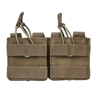 

NcSTAR Vism Dual Magazine Pouch for Two 20 Round .308 / 7.62 Caliber Magazines, Tan