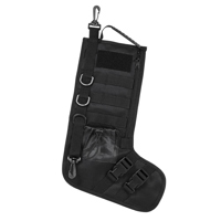 

NcSTAR Vism Tactical Holiday Gift Stocking with Handle, Black