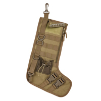 

NcSTAR Vism Tactical Holiday Gift Stocking with Handle, Tan