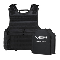 

NcSTAR Vism Expert Ballistic Plate Carrier Vest with Two 10x12" Soft Panels, Fits 2X-Large+, Black
