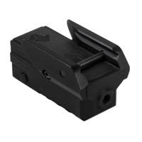 

NcSTAR Vism Compact Pistol Green Laser with Strobe, Picatinny Mount, Black