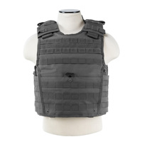 

NcSTAR Vism Expert Ballistic Plate Carrier Vest, Fits Medium to 2X-Large, Urban Gray