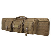 

NcSTAR Vism 42" Double Carbine Soft Case for Two 35" Rifles, with Padded Center Divider and 4 Hook and Loop Straps, Tan