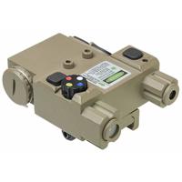 

NcSTAR Vism Green Laser Designator with 4 Color LED Navigation Lights, Locking Quick Release Picatinny Mount, Tan
