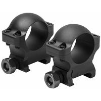 

NcSTAR Vism Hunter Series 1" Riflescope Mounting Rings, 0.9" Optic Centerline Height, Pair, Matte Black