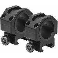 

NcSTAR Vism Tactical Series 30mm Riflescope Mounting Rings with Removable 1" Inserts, 0.9" Optic Centerline Height, Pair, Matte Black