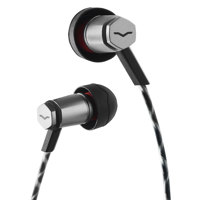 

V-MODA Forza Metallo In-Ear Headphones with In-Line Microphone and Remote Control for iPhone, Gunmetal Black