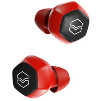 

V-MODA Hexamove Lite True Wireless In-Ear Earbuds, Red