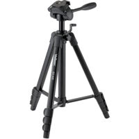 

Velbon EX-640 3 Section Aluminum Tripod with 3-Way Pan and Tilt Head, Radial Braces, Gear Elevator, 6.6 lb Loading Capacity