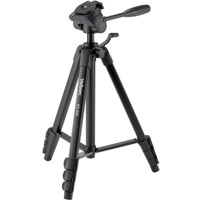 

Velbon EX-888 3 Section Aluminum Tripod with 3-Way Pan and Tilt Head, Radial Braces, Gear Elevator, 3.3 lb Loading Capacity