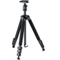 

Velbon GEO E543D Carbon Fiber Tripod with QHD-53D Ball Head, 5.5' Maximum Height, Quick Release Ball Head, Cushioned Legs