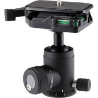 

Velbon QHD-S5D Aluminum Ball Head with Two Stopper Knobs, 3/8" Tripod Socket and 1/4" Adapter