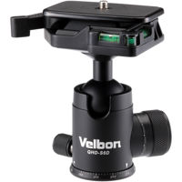

Velbon QHD-S6D Aluminum Ball Head with Two Stopper Knobs, 3/8" Tripod Socket and 1/4" Adapter