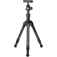 

Velbon UTC-63 5-Section Carbon Fiber Tripod, QHD-S6Q Detachable Ball Head