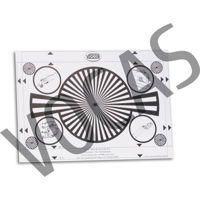 

Vocas Backfocus Chart and White Card, A5, 210x148.5mm, Green