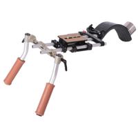 

Vocas Pro Type L Handheld Shoulder Rig Kit, Includes Offset Bracket, 15mm Pro Rail Support, Shoulder Support, Handgrip Kit, 1KG Weight, Weight Attachment Plate