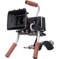 

Vocas Handheld Shoulder Rig Pro Kit for Blacmagic Cinema Camera, Includes 15mm Offset High Bracket, Rail Support, Shoulder Support, Topside Handgrip