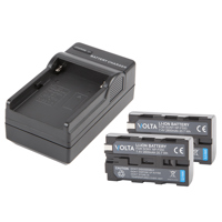 

Volta NP-F550 Li-Ion 2 Batteries and Single Charger Kit