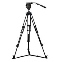 

Vinten Black Vision 100 Tripod System, with Vision 100 Fluid Head, Dual Telescopic Pan Bars, 2-Stage Aluminum Pozi-Loc Tripod & ENG OB Skid, Supports 15 to 44 lbs.