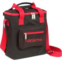 

VocoPro BAG-8 Heavy-Duty Carrying Bag for Microphones, Black/Red Trim