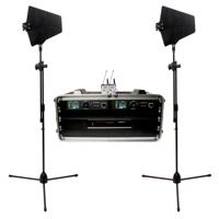 

VocoPro BenchMark-Dual Touring Grade True Diversity Wireless System, Antenna Distribution System w/2x Active Directional Antennas, 2x Body Pack Tx