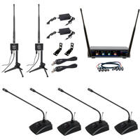 

VocoPro Boost 600' Long-Range Digital Wireless Microphone System with 4x Gooseneck Microphones