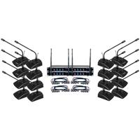 

VocoPro Digital-Conference-16, 16 Channel UHF Wireless Conference Microphone System