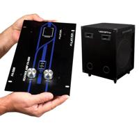 

VocoPro EVENTMAN 130 Medium-Sized Rolling Venue System, Includes FEATHER AMP Class D Amplifier, VX-30 II Speaker
