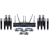 

VocoPro Digital-Acapella-12 Twelve-Channel UHF Digital Wireless Handheld Microphone System