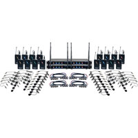 

VocoPro Digital-Play-16 Sixteen-Channel UHF Digital Wireless Headset and Lapel Mic System