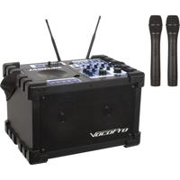 

VocoPro JAMCUBE2 100W Stereo All-in-One Mini PA Entertainment System, Includes VHF Dual Mic Module, SD Recorder Module, AC Power Cable