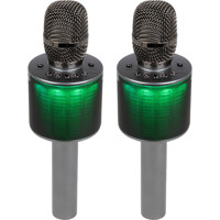 

VocoPro Pop-Up Oke Dual Wireless Karaoke Microphone with Light Show Speaker