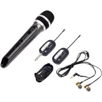 

VocoPro SingAndHear-Solo All-In-One Wireless Microphone and In-Ear Receiver System, Includes Commander-HT Handheld Microphone, Commander-PR Receiver, Commander-HR Headphone Receiver & IE-9 In-Ear Headphone