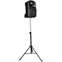 

VocoPro SoundGlow Thunder-1200 12" 600W Powered DJ/K-Oke LED Lighted Derby Speaker & Stand