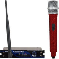 

VocoPro UHF-18-DIAMOND-9O Single-Channel UHF Handheld Wireless Microphone System, 922.8MHz, Ruby