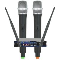 

VocoPro UHF-28 Dual-Channel UHF Wireless Microphone System, 9M: 915.000 and 9N: 918.700