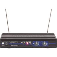 

VocoPro UHF-3200-5 Dual Channel Wireless Microphone System with 2x Handheld Mic, Batteries