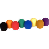 

VocoPro Microphone Foam Windscreen Set, Assorted Colors, 8 Pack