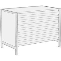 

GTI Flat File Set-8 Drawers for EVS-2540 Executive Viewing Station