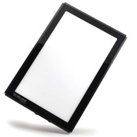 

Porta Trace 11 x 18" LED Light Panel, 100/240V AC, 50000 Bulb Life - Black