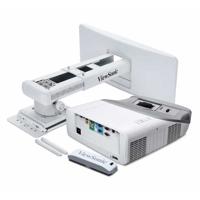 

ViewSonic PS750W WXGA Ultra-Short Throw DLP Projector, 1280x800, 3300 Lumens, Gray/White